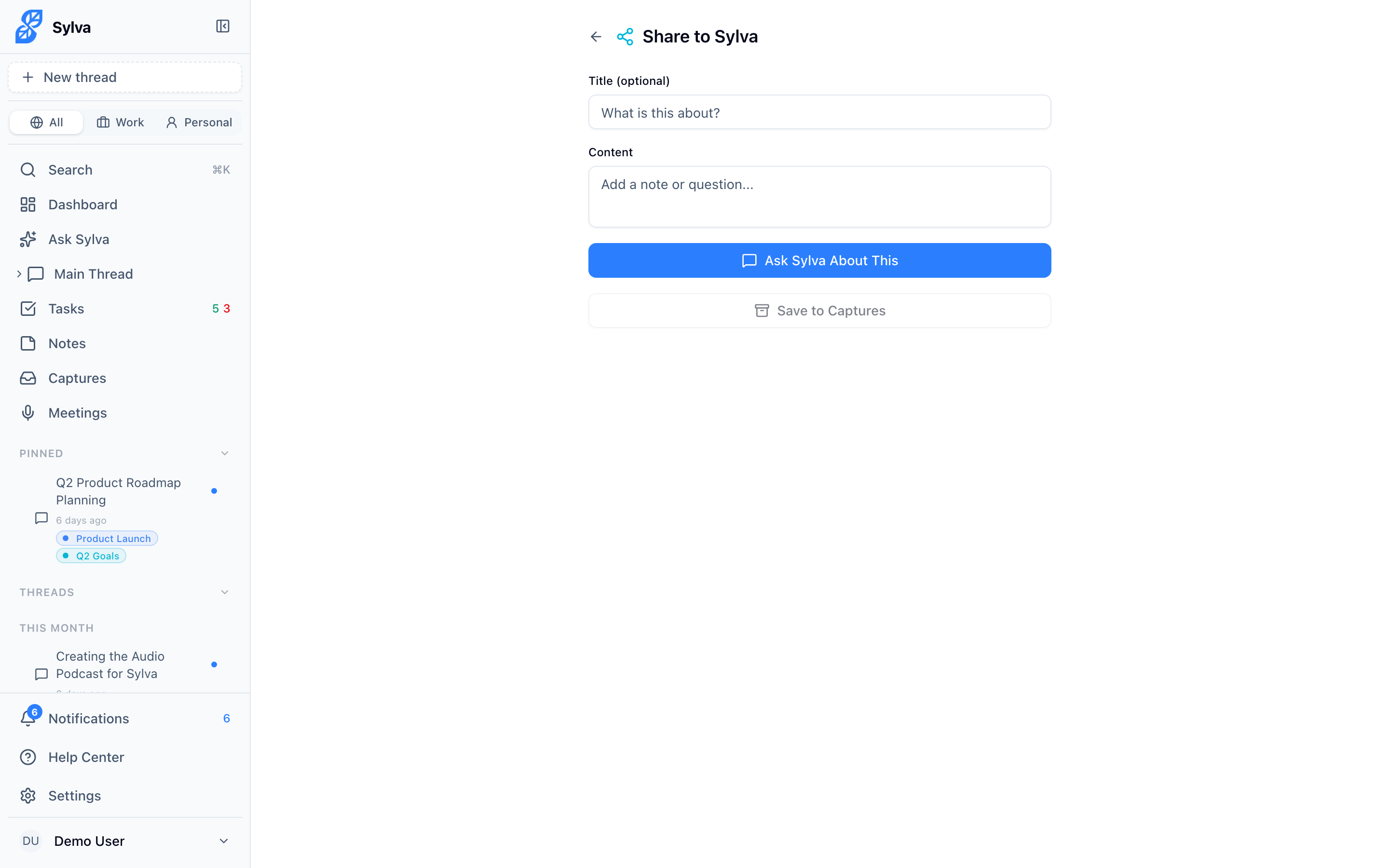 PWA share target screen