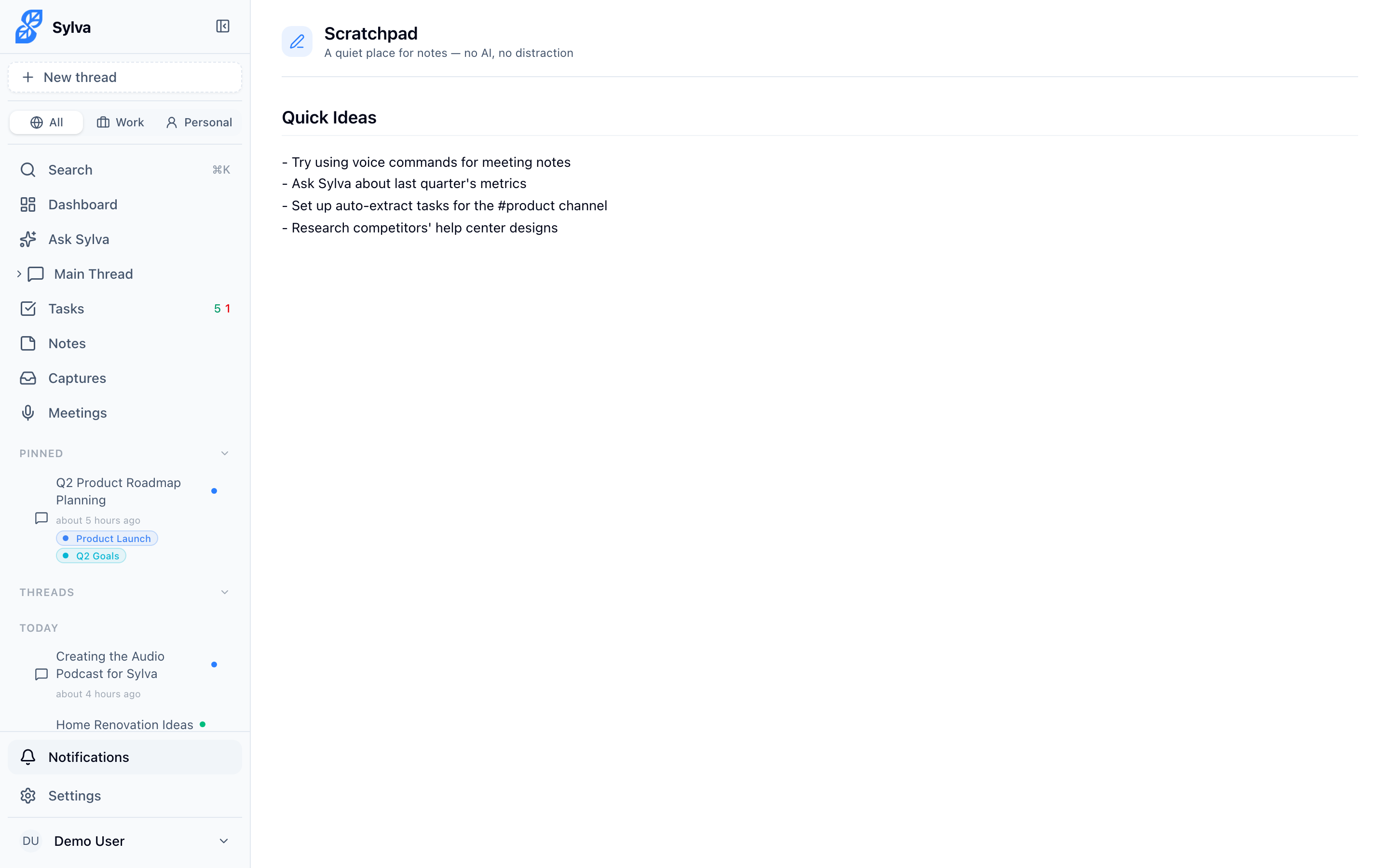 Open the Scratchpad